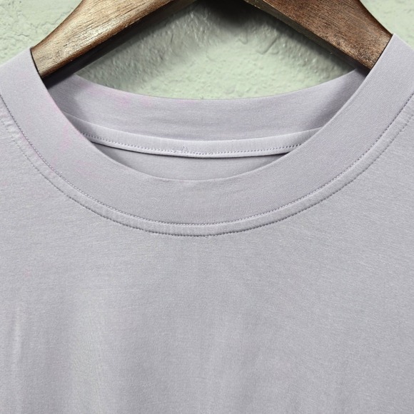 Lululemon Modal Silk Blend Tie Front Tee Lavender Womens Size 8? - Picture 6 of 8